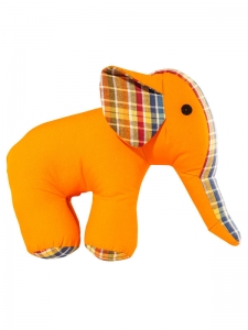 Jucarie Textila Elefant Portocaliu 22x18cm UG-AF09 UG-AF09