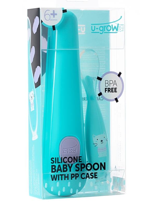 Lingurita din silicon cu suport U7510-SPN