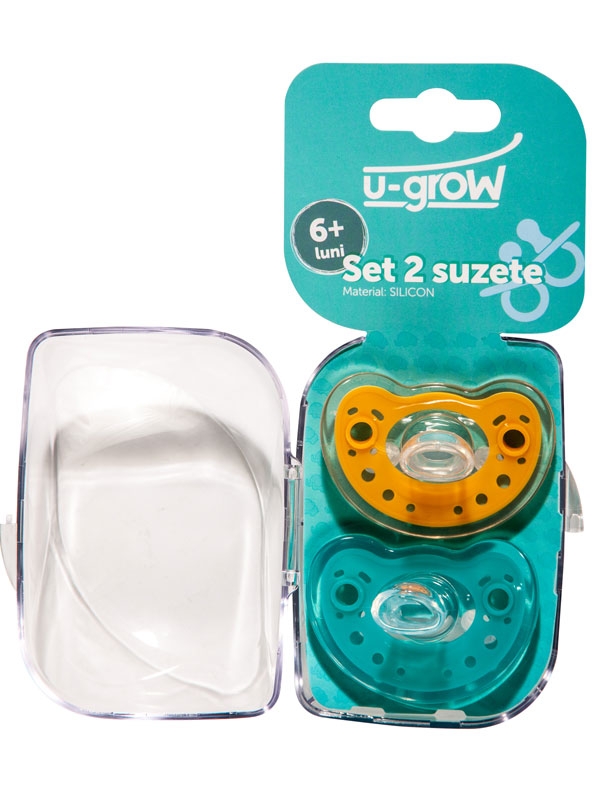 Set 2 Suzete Silicon 6-18 Luni U1201-SU618 U1201-SU618